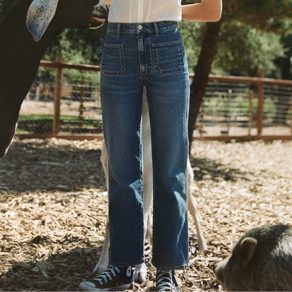 Alyssa High Rise Wide Leg Jeans | Size 28